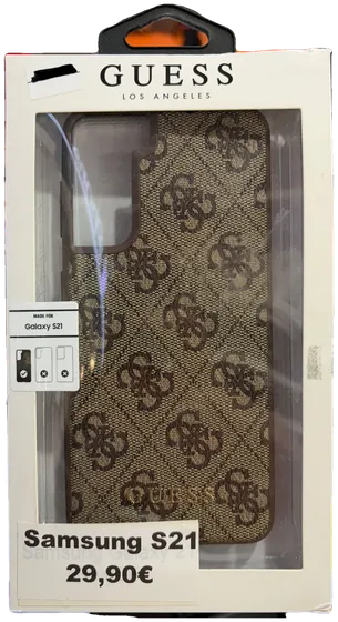 Guess Galaxy S21 Hülle – 4G Monogram Braun