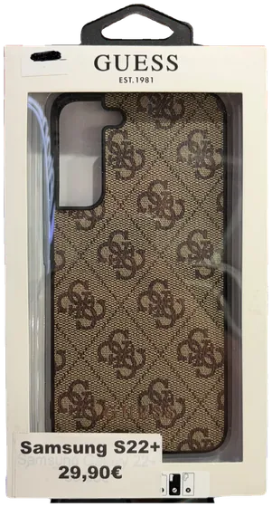 Guess Galaxy S22+ Hülle – 4G Monogram Braun