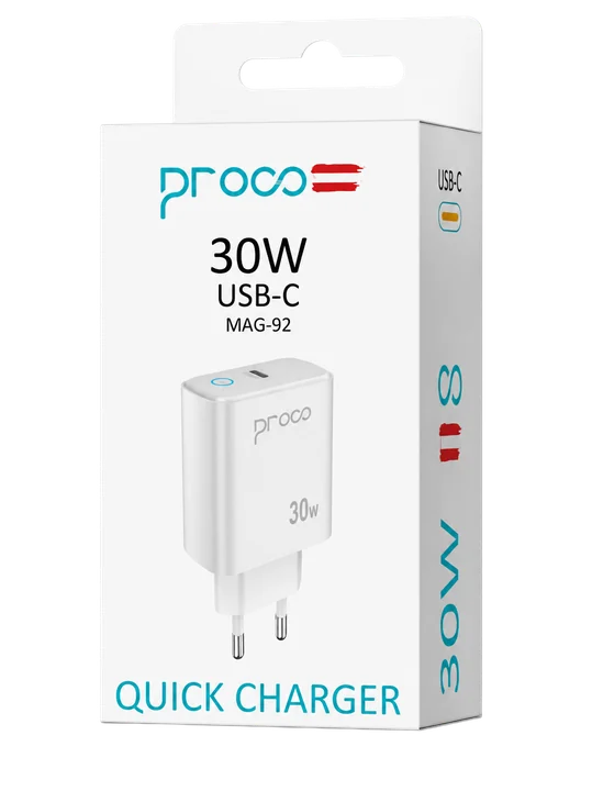 Proco 30W USB-C Quick Charger